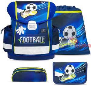 Комплект за първи клас Belmil Kick The Ball- раница, 2 несесера и торба за спорт