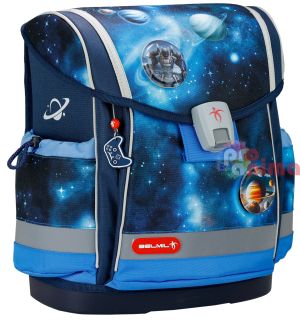 Ергономична ученическа раница-кутия Belmil Galaxy Light