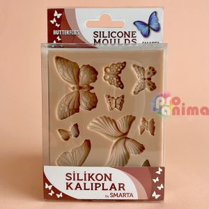 Силиконов молд/калъп за глина Smarta пеперуди