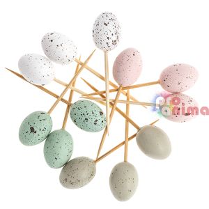 Мини яйца на пръчка DP Craft, 12 бр.