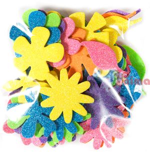 Стикери от гумирана пяна (foam), 72 бр.