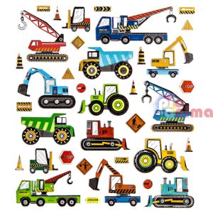 Стикери DP Craft, строителни машини