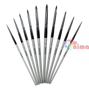 Четки за рисуване Renesans, 10, бр., объл връх