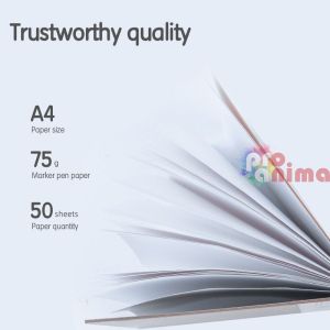 Скицник Deli Marker Marker Pad, A4, 50 листа