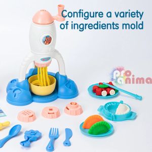 Детски комплект за моделиране Deli Genius, 6 цвята + 16 аксесоара