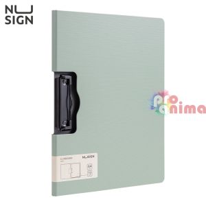 Клипборд с капак Deli NuSign, A4, хоризонтален, зелен