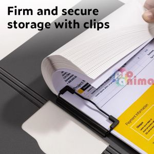 Розов клипборд с капак Deli NuSign- хоризонтален