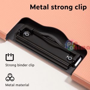 Клипборд с капак Deli NuSign- хоризонтален, розов