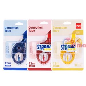 Коректор лента Deli Strong Cover 