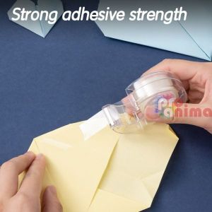 Тиксо двойнолепящо Deli 18 x 6 m, с диспенсър