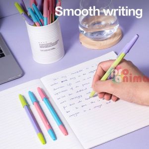 Синьопишеща химикалка Deli Vibrant