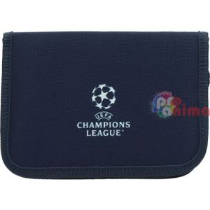 Ученически несесер с футболен десен UEFA Champion League, 1 цип