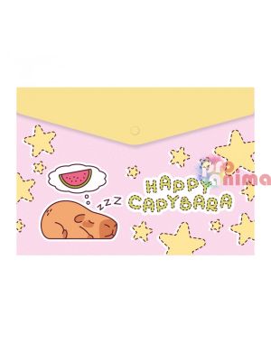 Папка с копче A4, PP, Capybara