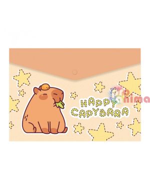 Папка с копче A4, PP, Capybara
