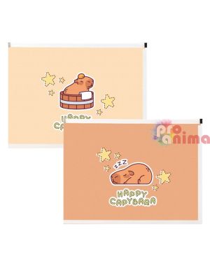 Папка с цип Spree A4, PP, Capybara