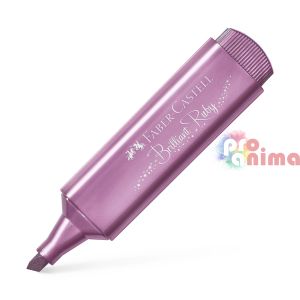 текст маркер Faber-Castell, рубин (металик)