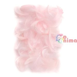 Пера за декорация пухкави 5-12cm 10 g Розови