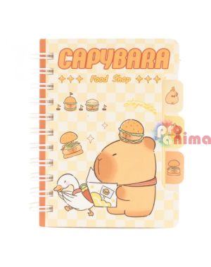 Бележник с 3 разделителя Spree Capybara, 80 листа, с разделителя