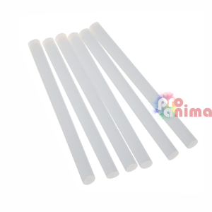 Силиконови пръчки за топло лепене DP Craft, 11 mm x 20 cm, 6 бр., прозрачни