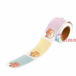 Стикери на ролка DP Craft, етикети, 500 бр., Сладки животни