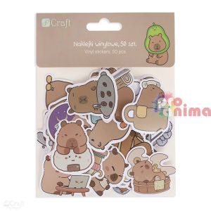 Стикери от винил DP Craft, Capybara, 50 бр.
