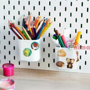 Стикери на ролка Горски животни, 500 бр.