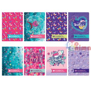 Тетрадка Gabol, A5, големи квадратчета, за момиче