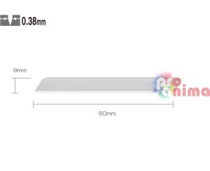 Режеща пластина, OLFA  AB-SOL-50, 50 бр.