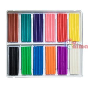 Детски пластилин Luch Zoo, 12 цвята