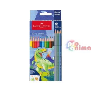Цветни моливи Faber-Castell Динозавър