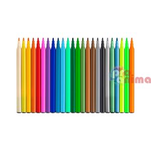 Флумастери Faber-Castell, 18+6 цвята