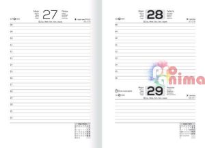 Календар-бележник, 168 листа, с ластик, Flowers