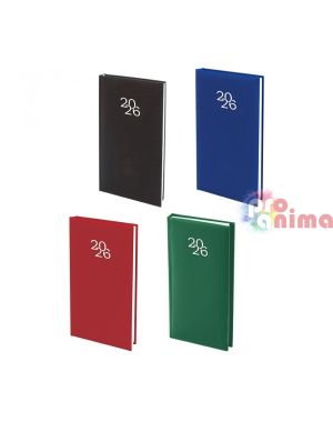 Бележник с дати, 8 x16 cm, книговинил, 64 листа