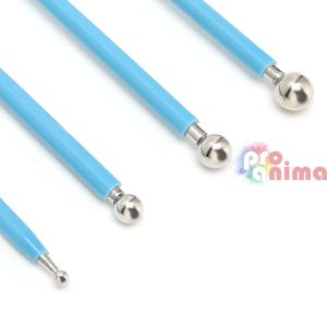 Инструменти с кръгли главички - точкатори, 4 бр.