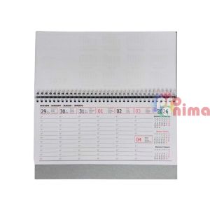 Настолен календар-белвежник, планер за графици, твърди корици