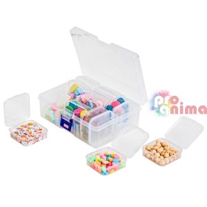 Кутия за съхранение с 14 контейнерчета