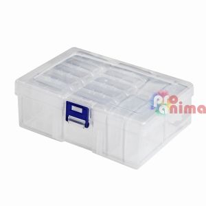 Пластмасова кутия за съхранение с 14 отделения