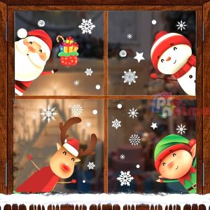 Стикери за прозорци Весела Коледа, 46 бр.