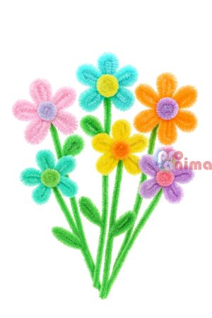 Пухкави телчета 300 бр., пастелни цветове