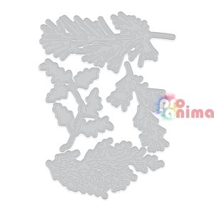 Щанца за изрязване и релеф Зимни клонки, 4 бр.