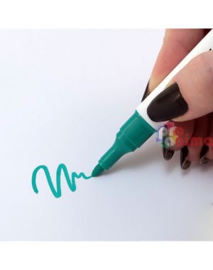 Маркери двувърхи, акрилни, 1 8 цвята + контурен