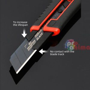 Макетен нож Deli EDL018G 18 mm SK2 Черно острие