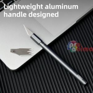 Скалпел Deli DL359201A + 10 остриета