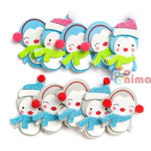 Стикери от фоам 3D пингвини 10 бр.