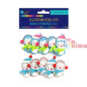 стикери от фоам пингвини 10 бр