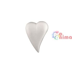 Сърце-капка от стиропор (стирофом) 75 mm x 55 mm
