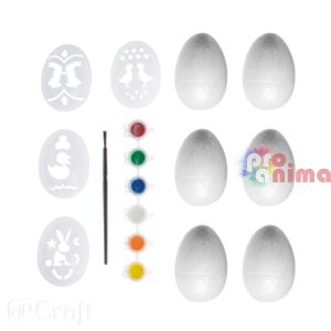Комплект за декориране на яйца от стиропор
