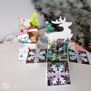 Стикери от гумирана пяна - Елени, 12 бр.