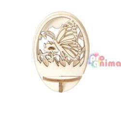 Дървени фигурки за прозрачно яйце, Пеперуда ф7.6 cm