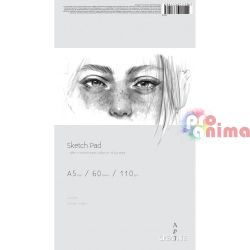 Скицник Sketch Pad А5, 60 листа, 110 g/m2